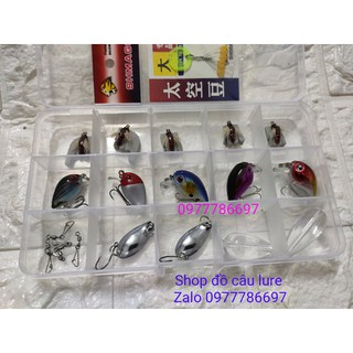 combo hộp mồi lure cá lóc cá rô phi cá mương