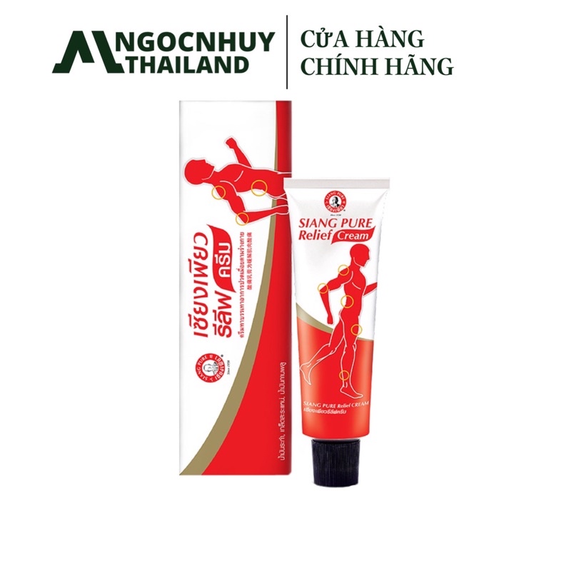 Dầu Nóng Xoa Bóp Siang Pure Relief Cream 30g Thái Lan