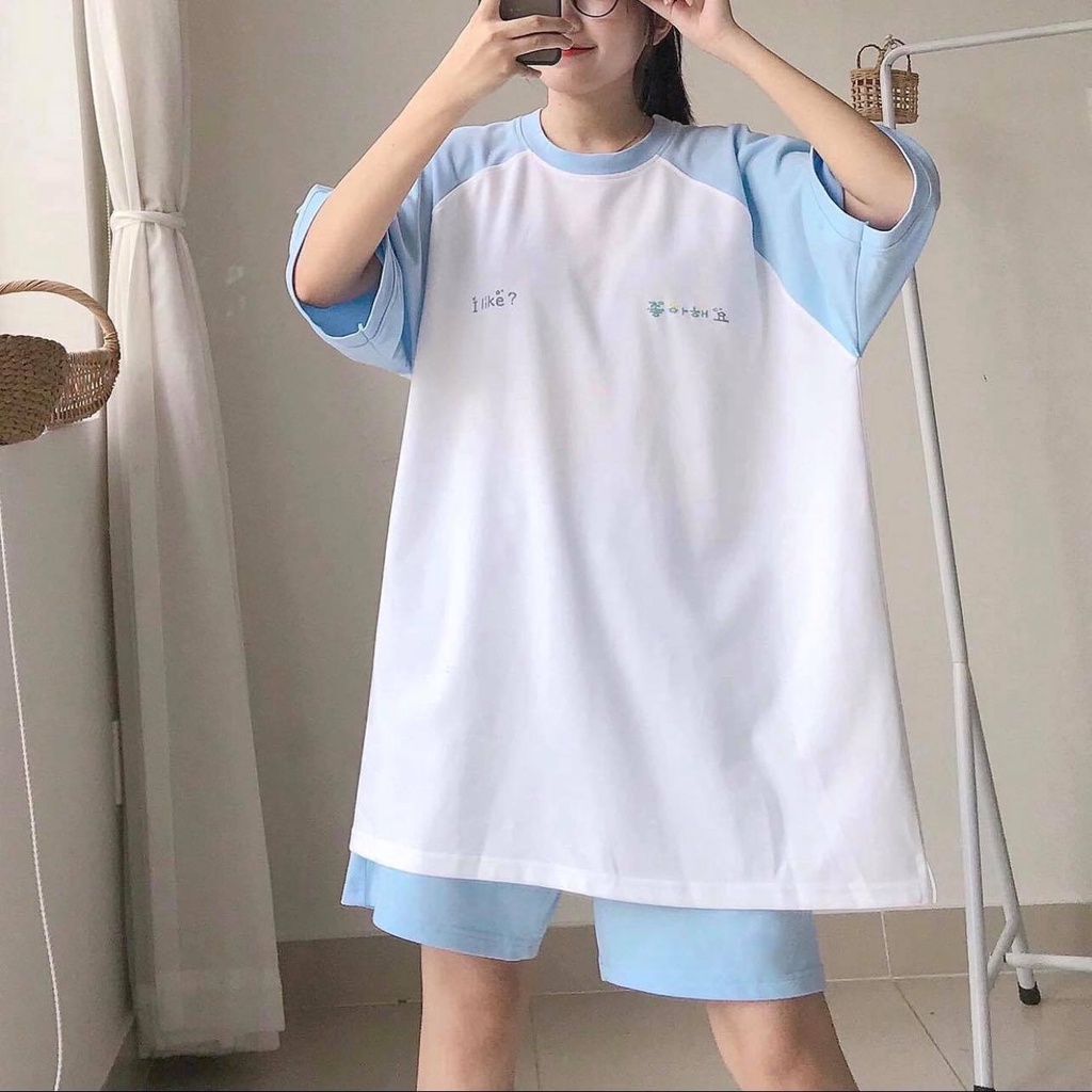 Set bộ áo và quần short dưới 65kg tabistore - I LIKE