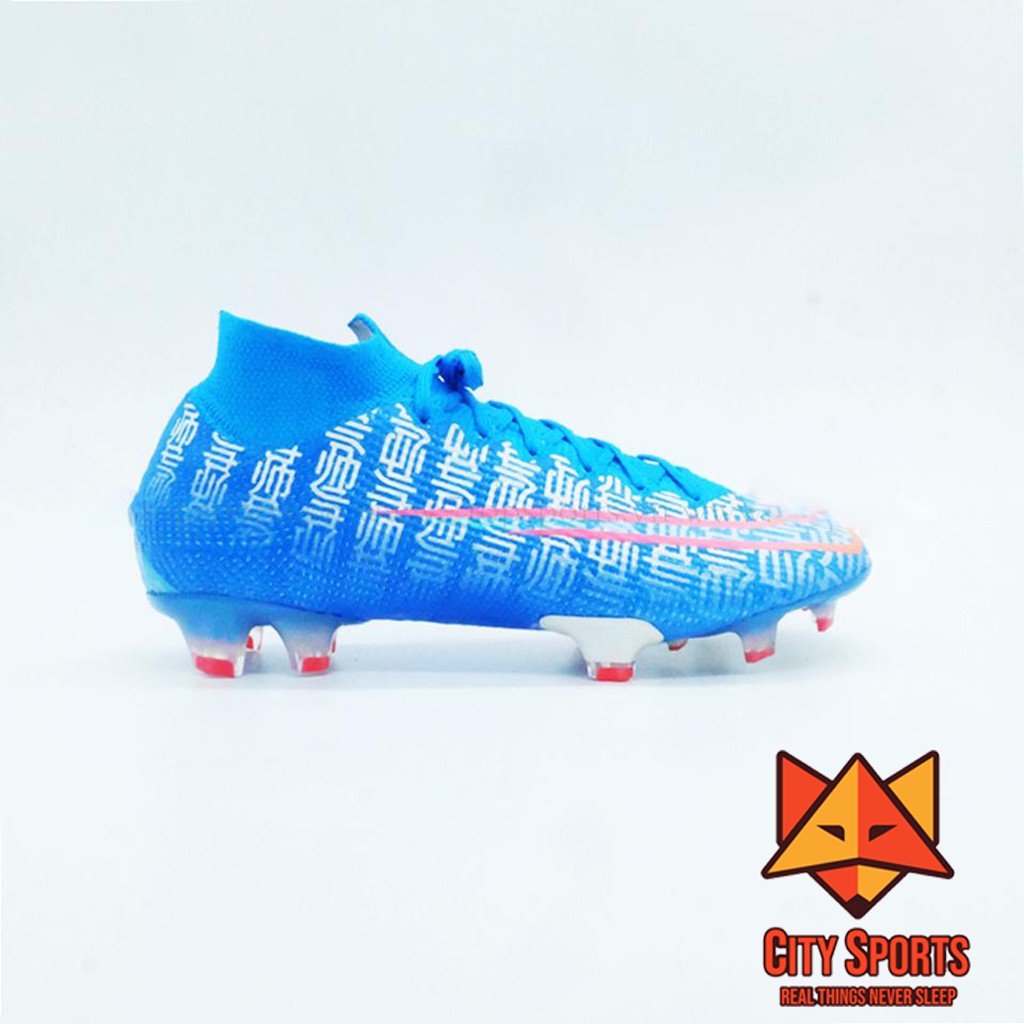 Giày đá bóng sân cỏ nhân tạo Nike Mercurial Superfly VII Elite CR7 Shuai FG - Blue/White/Red CQ4901 468