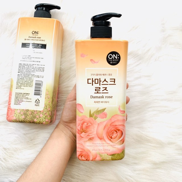 Sữa Tắm Hàn Quốc On: The Body Damask Rose 900g