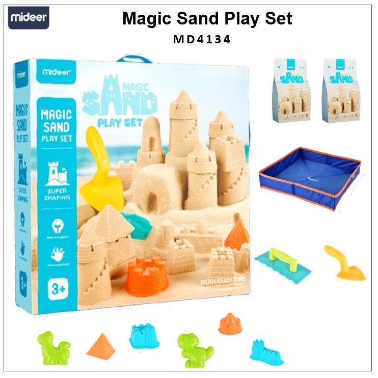 Đồ Chơi Hạt Cát Ma Thuật Magic Sand Mideer, Đồ Chơi Cảm Giác Cho Bé