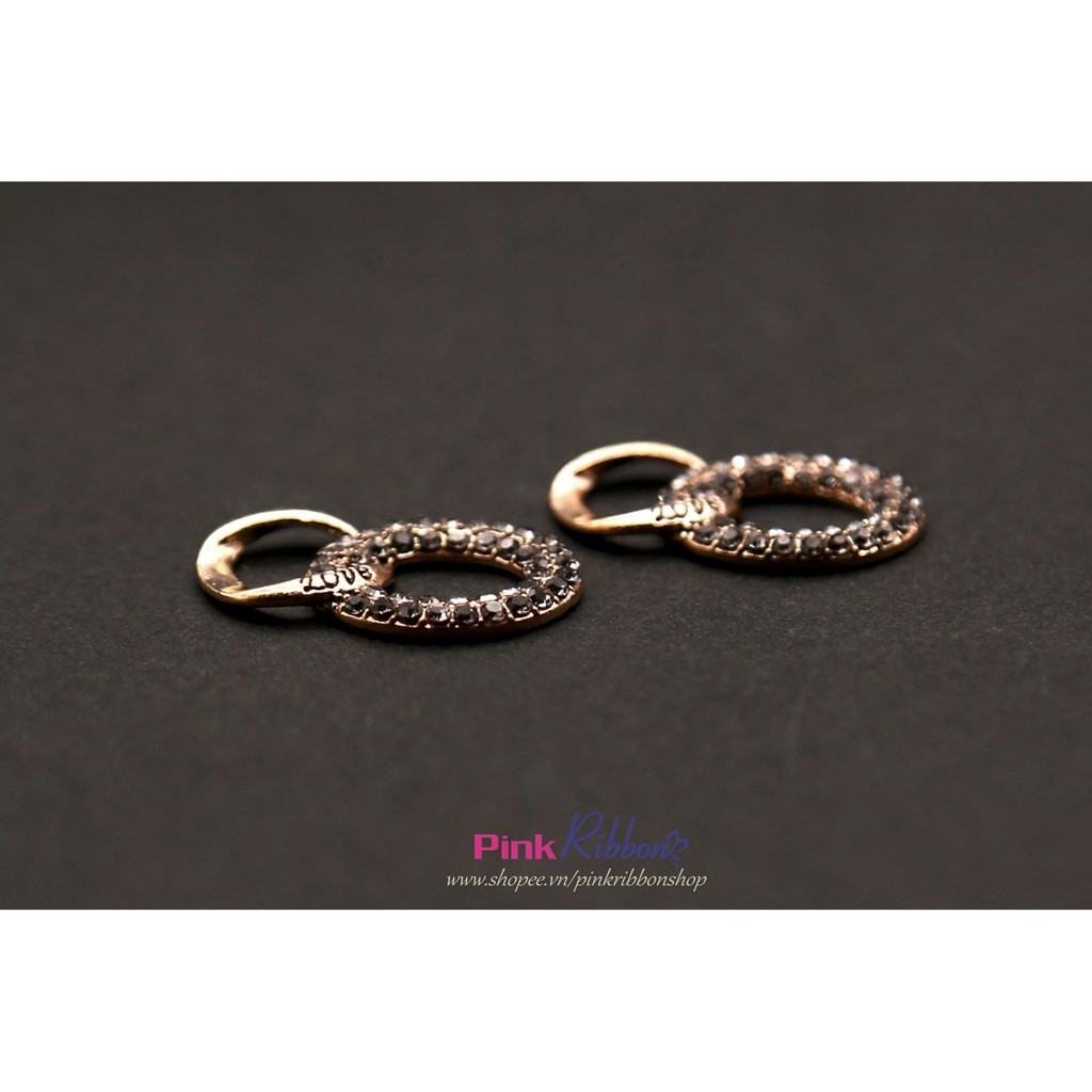 Charm Khoen đá ghi số 8