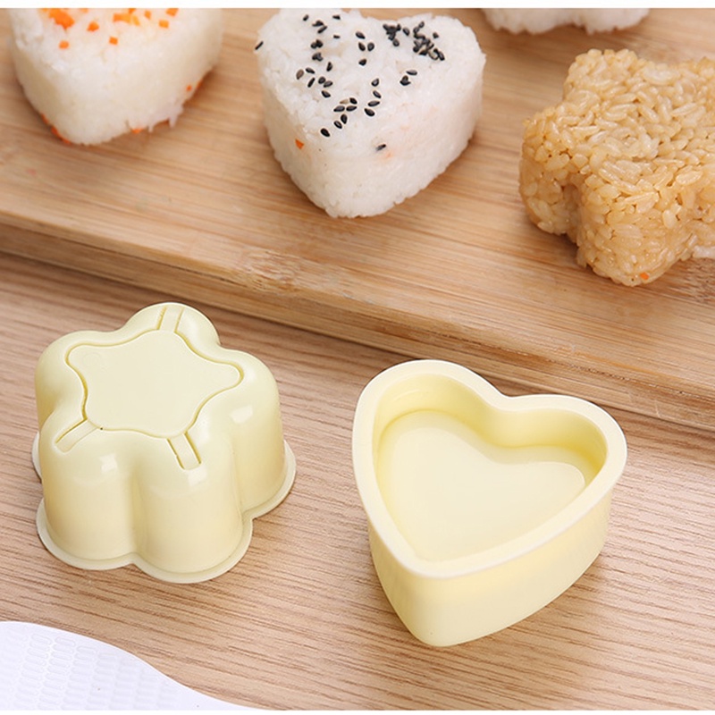 Khuôn làm cơm nắm hình tam giác/ hoa anh đào sáng tạo