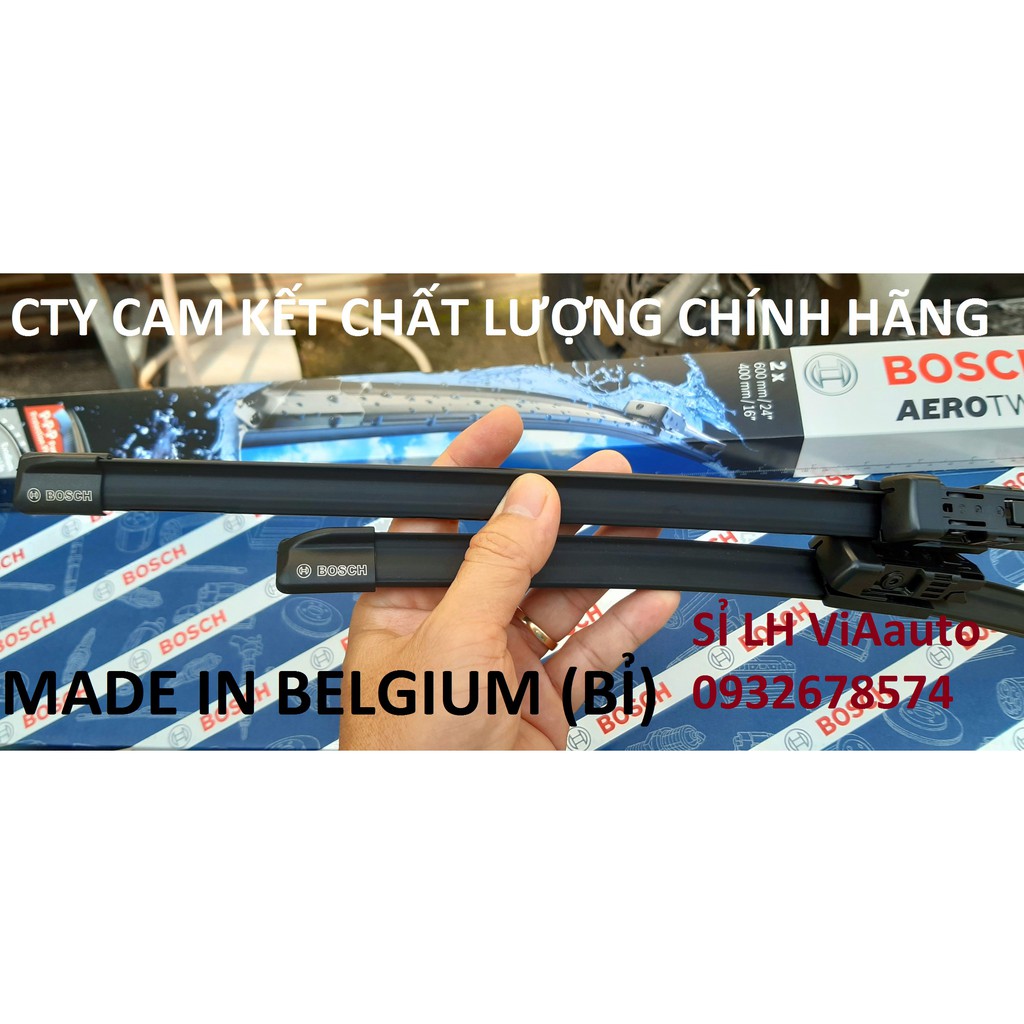 Cặp Gạt mưa ô tô Bosch AeroTwin A295S cho xe FORD EVEREST,FORD RANGER, MAZDA BT150, KÍCH THƯỚC: 24" và 16