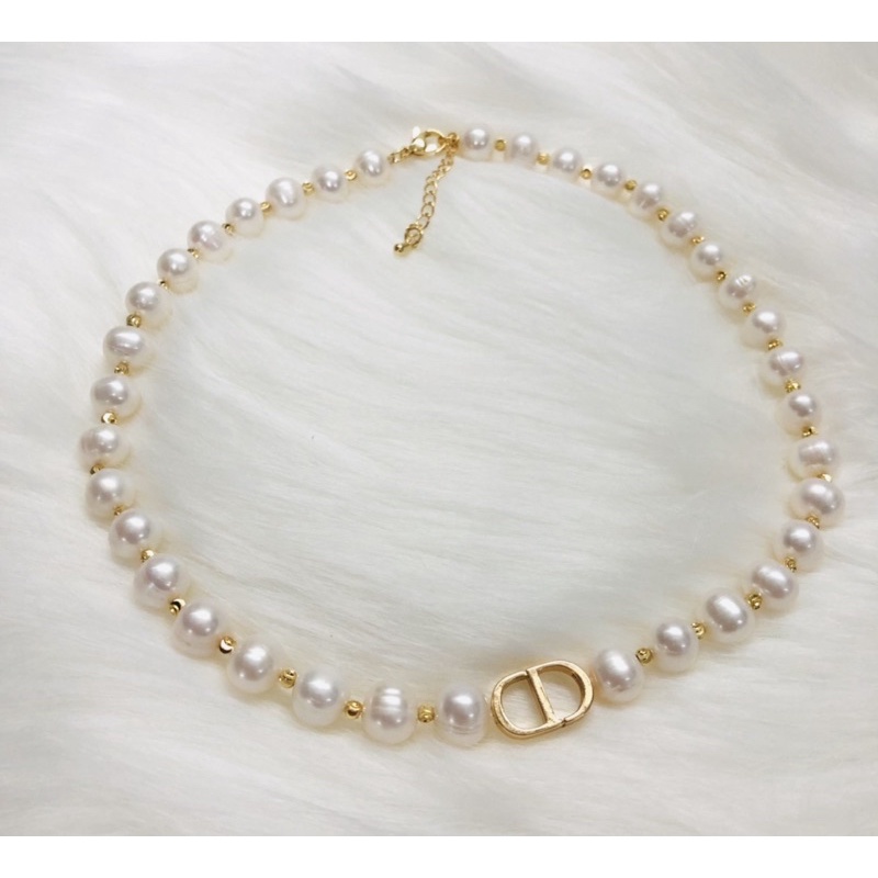 Dây Chuyền Hạt Size 9-10ly Khóa C-D Kiểu Dáng Thời Trang, Trẻ Trung NTTT32 - Ngọc Trai Trường Thịnh