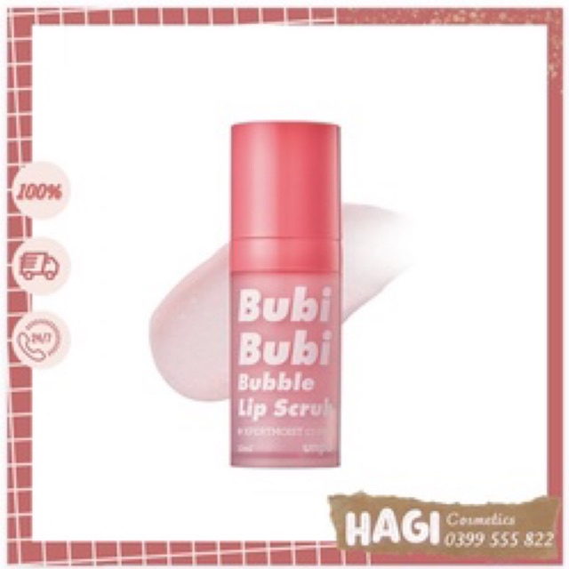 Tẩy da chết môi sủi bọt Bubi Bubi Lip - Guu