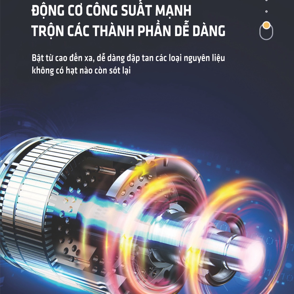 Máy Xay Đa Năng Ăn Dặm Cho Bé Kichilachi  Cối Thủy Tinh  300ml, 6 Lưỡi Dao Inox Tăng Hiệu Quả Xay