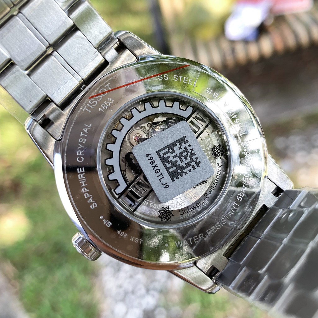 Đồng hồ nam Tissot Anthracite  powermatic 80 - T086.407.11.061.10 - Automatic - Kính Sapphire [ Chính hãng ]
