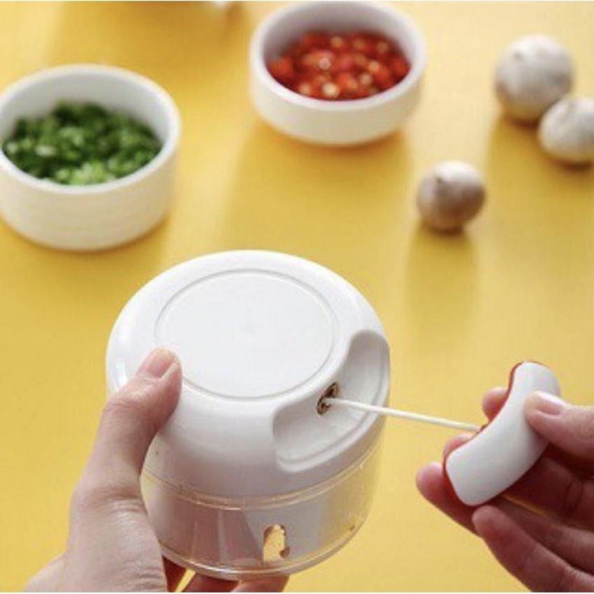 Máy Xay Tỏi Mini Đa Năng Cầm Tay (Loại Kéo Tay) 88172 - Sỉ lẻ gia dụng 88