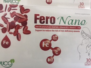 SẮT HỮU CƠ CHO PHỤ NỮ MANG THAI FERO NANO