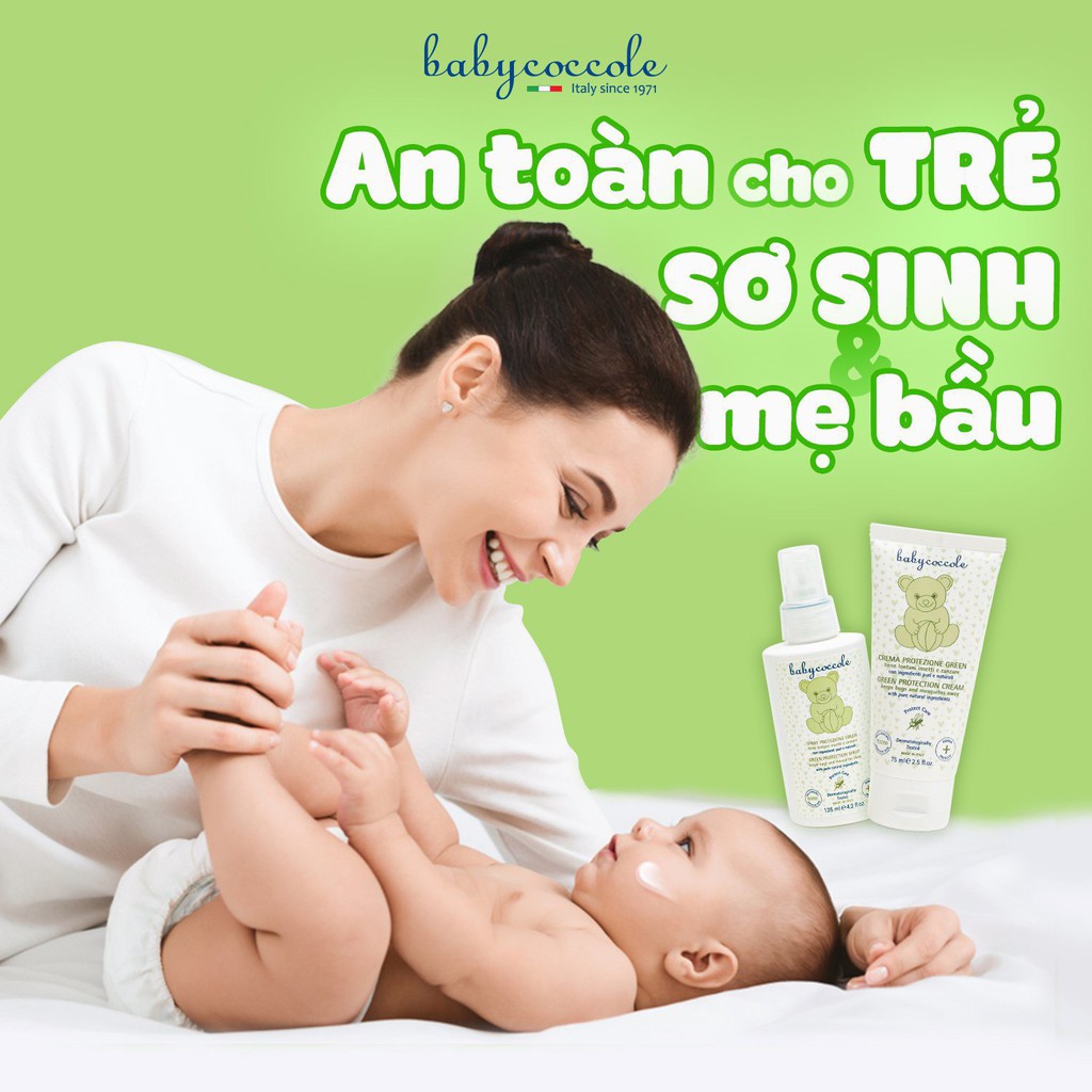 Kem xua muỗi babycoccole 0m+ chống muỗi đốt cho bé và cả gia đình - ảnh sản phẩm 2