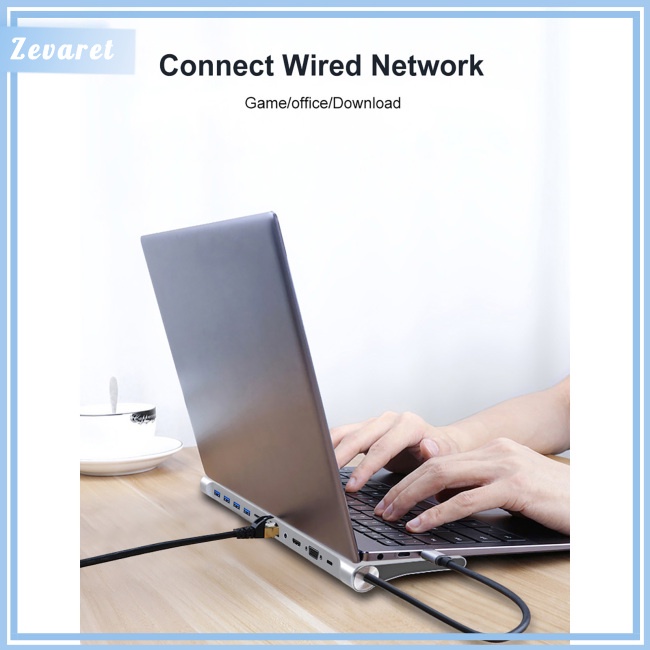 Thiết Bị Chia Cổng Type-c 11 Trong 1 Đa Năng Tiện Dụng