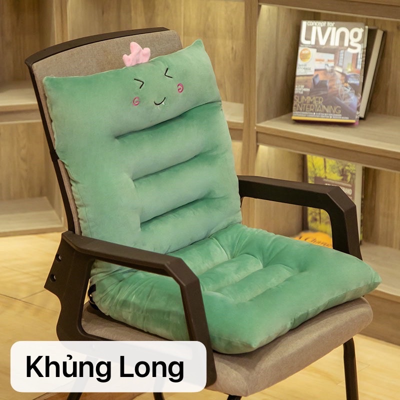 ĐỆM GHẾ THÚ BÔNG TỰA LƯNG - ghế ngồi văn phòng