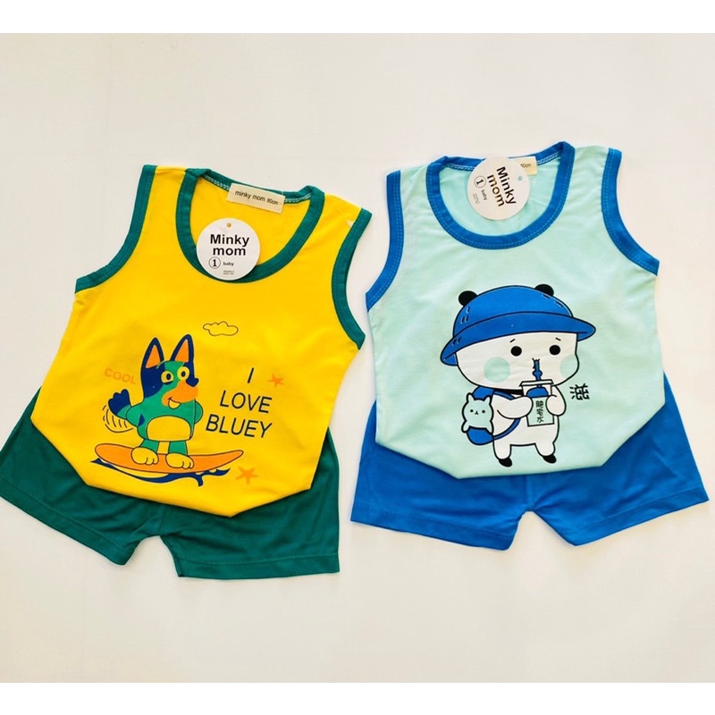 Bộ thun lạnh cho bé 6-18kg hoạ tiết đẹp lắm