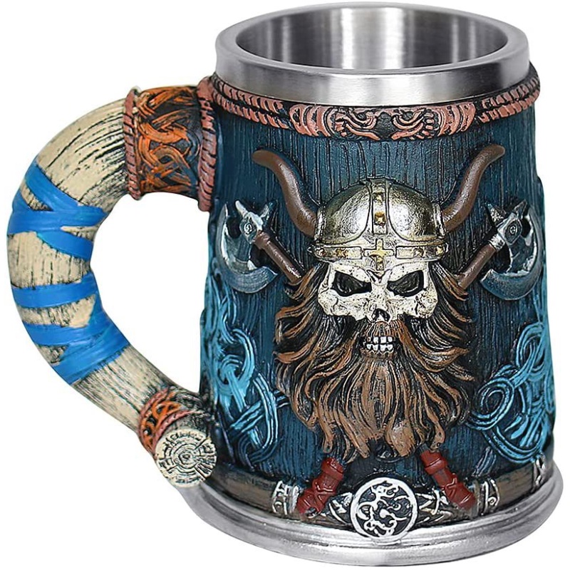 Cốc Uống Bia Sức Chứa Lớn Phong Cách Viking Sáng Tạo