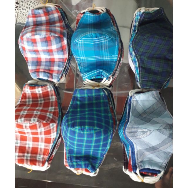 Khẩu trang vải sọc 3 lớp cho nam và nữ | BigBuy360 - bigbuy360.vn