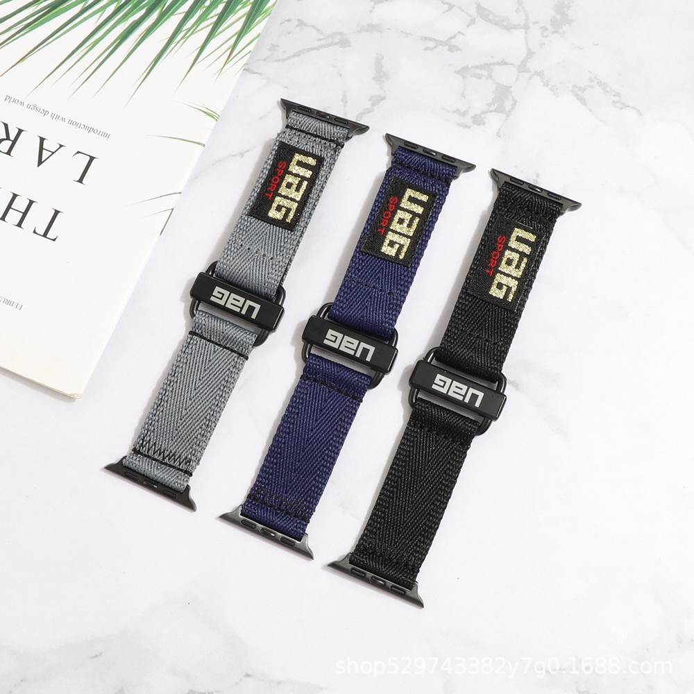 UAG Dây Đeo Nylon Cho Đồng Hồ Thông Minh iwatch 7 41 45mm 6 / 5 / 4 / 3 / 2 38 42 44mm 40mm SE