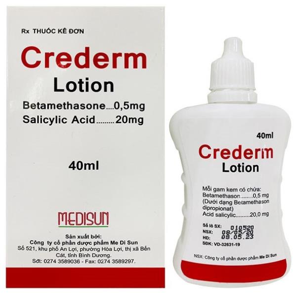 Kem Bôi Da CredeCream 20g-Crederm Lotion 20ml-40ml