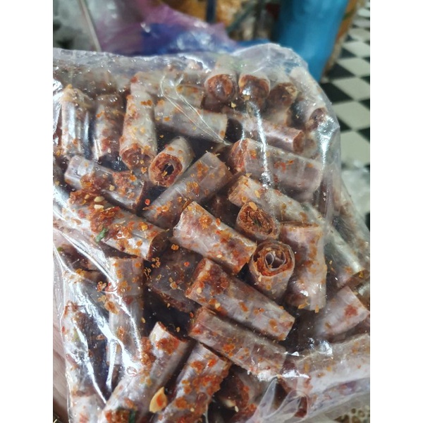 Bánh tráng cuộn trộn tép sấy Tây Ninh shop Ngân Hà bánh tráng gói 500g