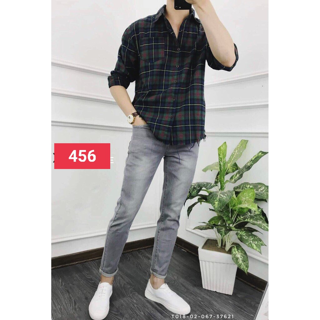 Quần jeans nam phong cách Hàn Quốc