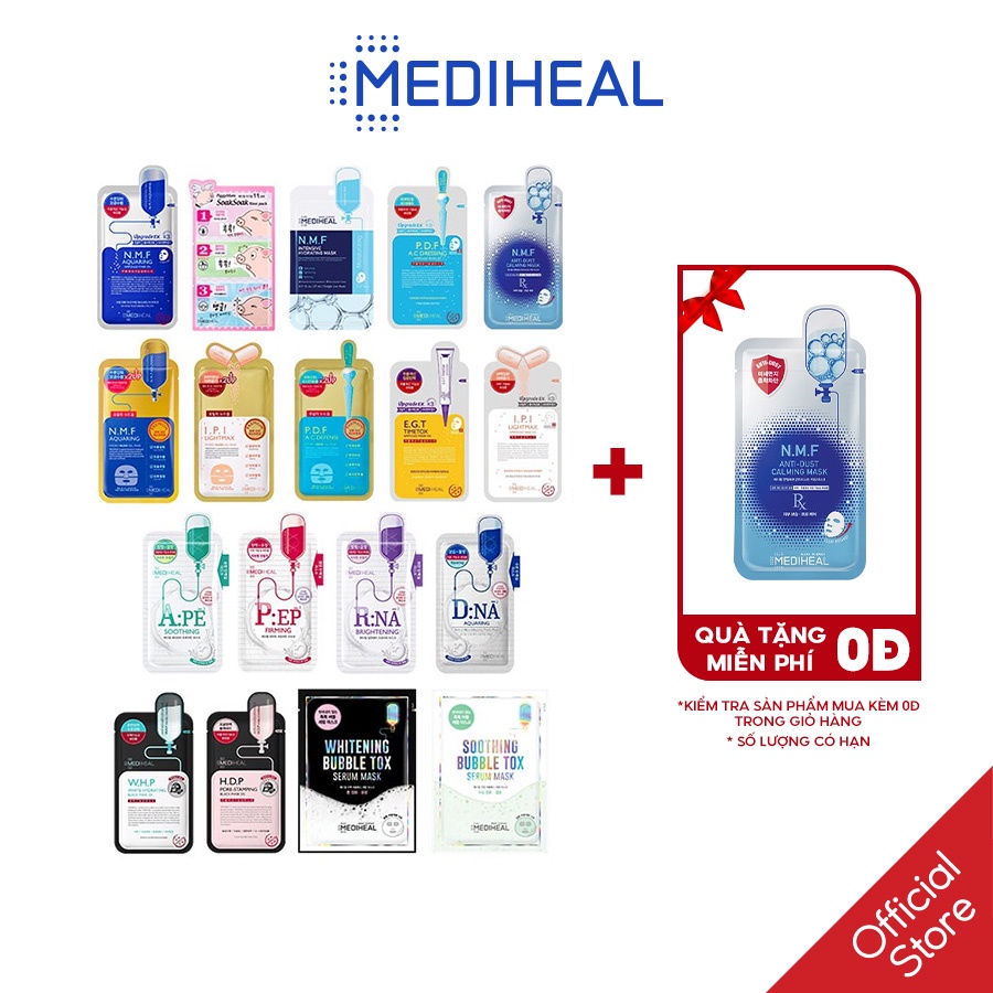[Mã FMCGMALL -8% đơn 250K] Mặt Nạ Cao cấp Cho Da Mediheal Mask Ex 27ml