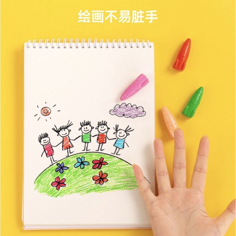 Hộp 24 Bút Sáp Vặn Tô Màu Tẩy Được Cho Bé, Bộ Bút Sáp Màu Hữu Cơ Không Lem Ra Tay An Toàn Cho Trẻ Em