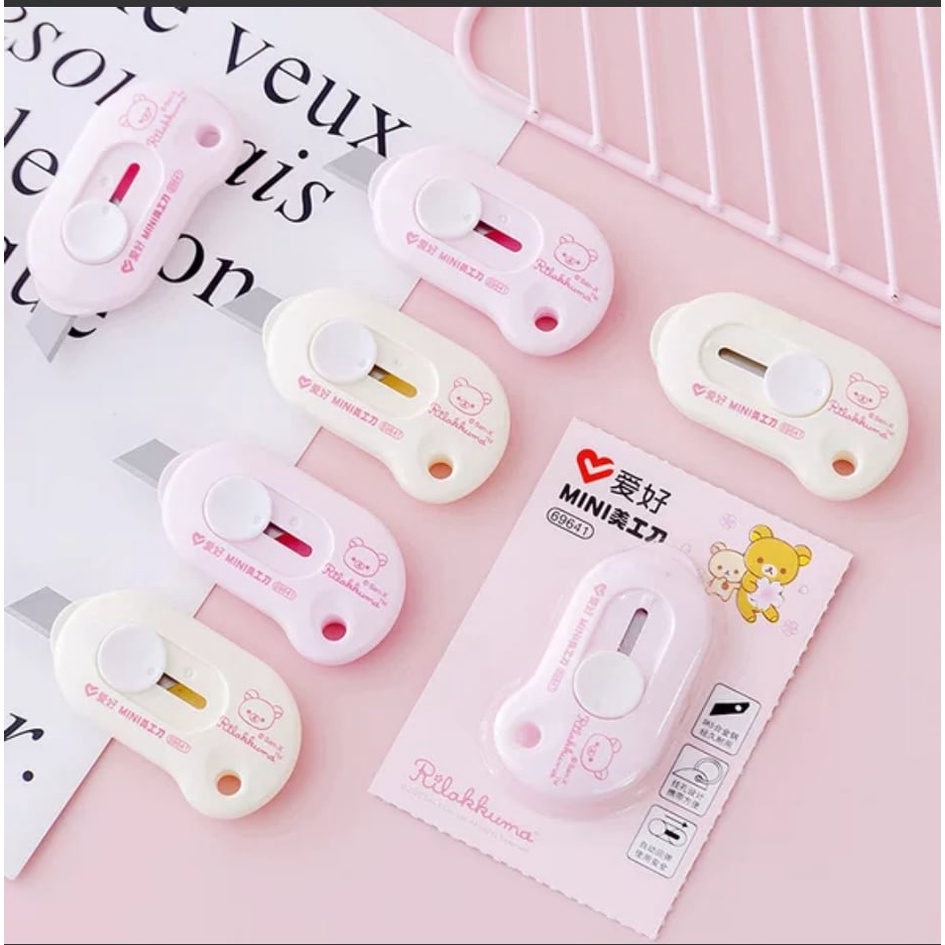 Dao dọc giấy mini hoạt hình gấu