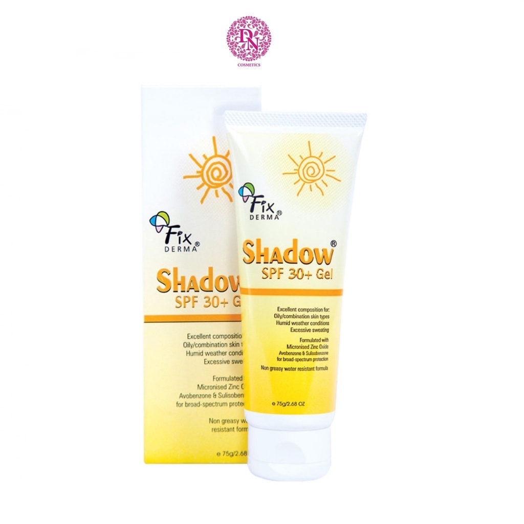 Kem chống nắng dạng gel Fixderma Shadow Gel SPF30+ 75g