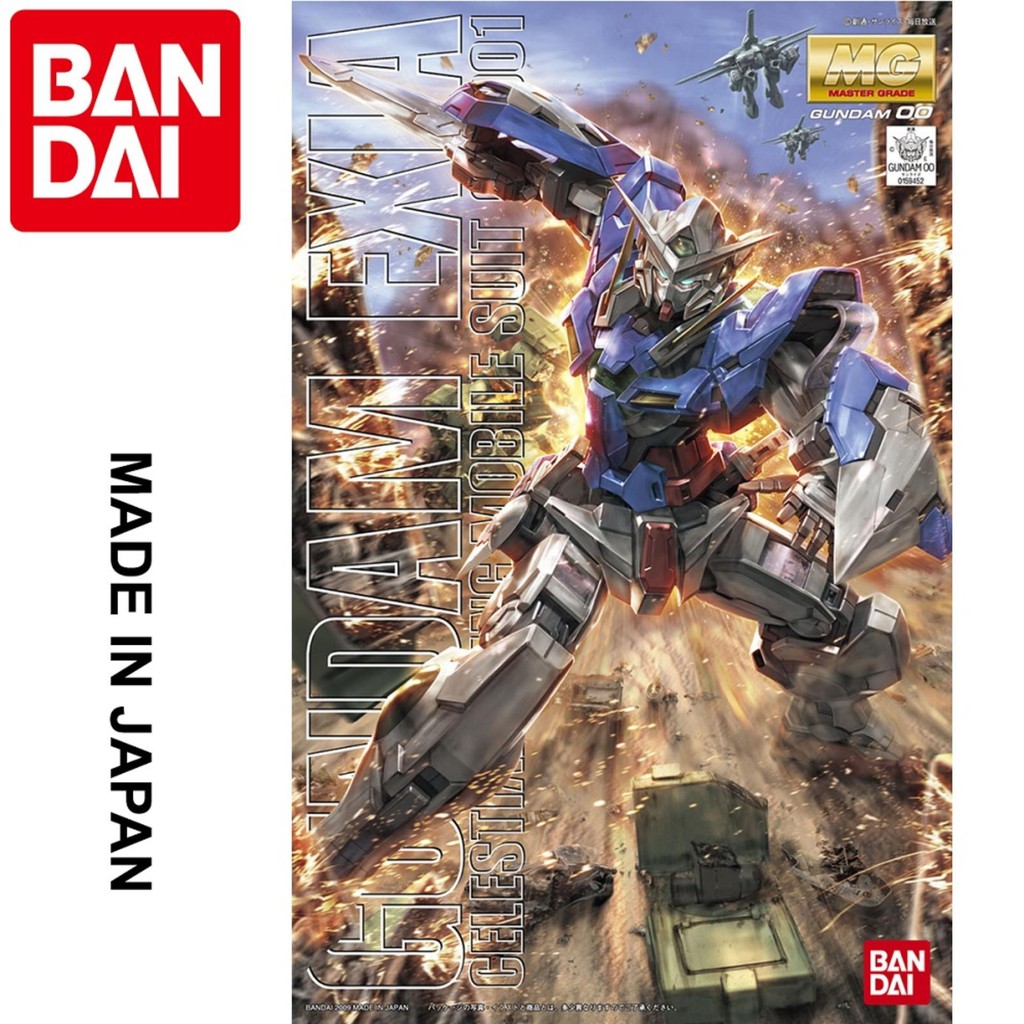 Đồ chơi Lắp ráp Mô hình Gundam Bandai 1/100 MG GN-001 Gundam Exia Serie MG Gundam 00