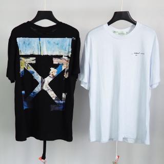 Áo Thun Off-White Tay Ngắn Thời Trang Cao Cấp Cho Nam / Nữ