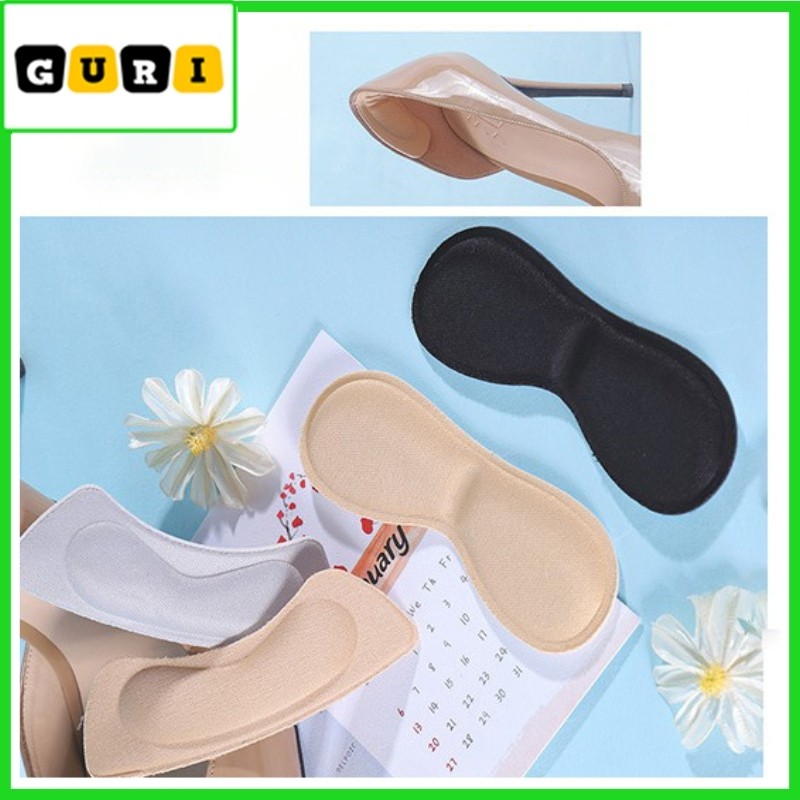 Miếng lót giày 4D siêu êm siêu bền, chống trầy xước và chống tuột gót chân | Phụ kiện giày GURI LG02