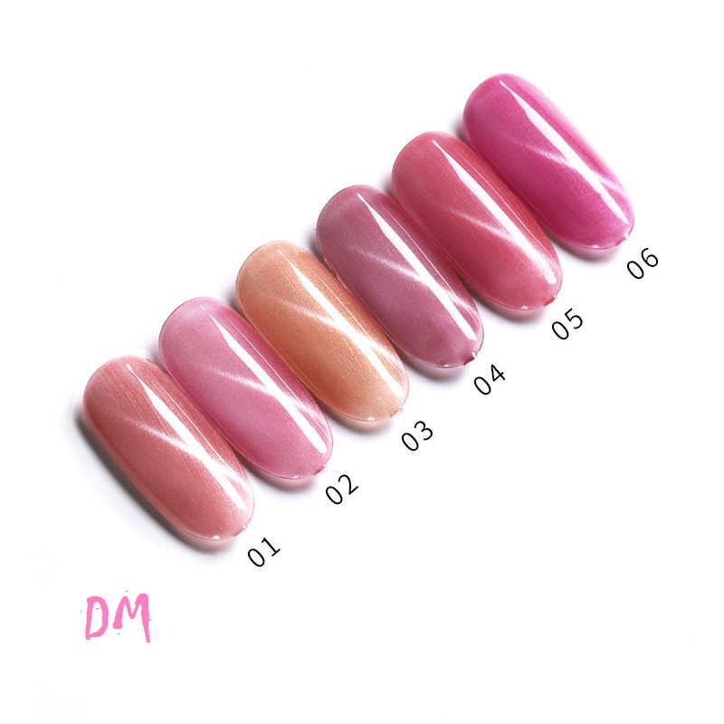 Sơn móng tay gel sơn gel AS sơn mắt mèo tone mắt mèo hồng cute NAIL SUZY mã DM 15ml