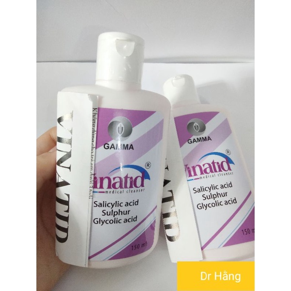 SỮA RỬA MẶT- SỮA TẮM VINATID CHO DA DẦU MỤN TRỨNG CÁ , DÀY SỪNG NANG LÔNG 150ml