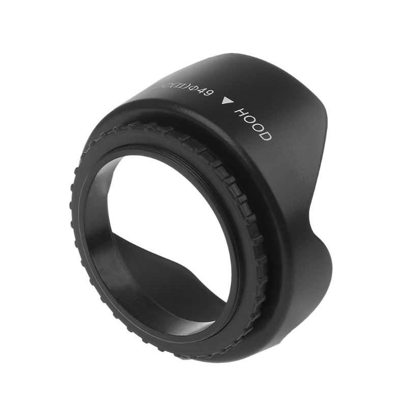 Loa Che Nắng 49mm Hình Cánh Hoa Cho Máy Ảnh DSLR