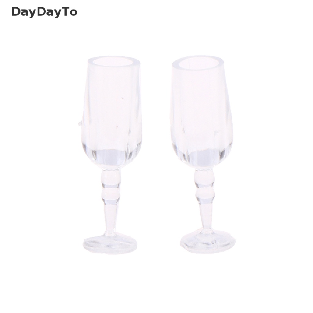 Daydo Bộ 6 Ly Thủy Tinh Uống Rượu Vang Đỏ Dành Cho Nhà Búp Bê