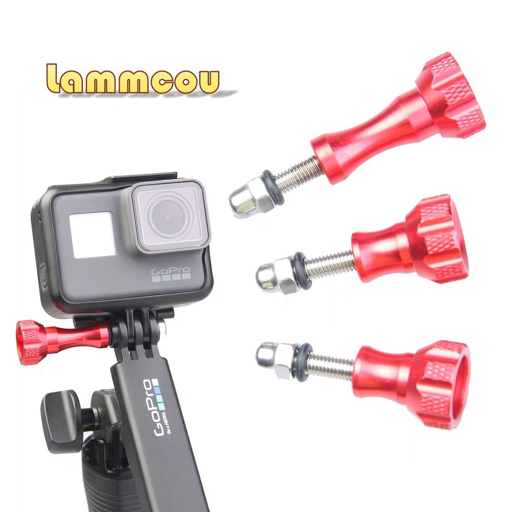 Set 3 Ốc Vít Nhôm CNC Dành Cho Camera Hành Động GoPro Hero 9 8 7 6 5 Black Yi 4K H9 | BigBuy360 - bigbuy360.vn