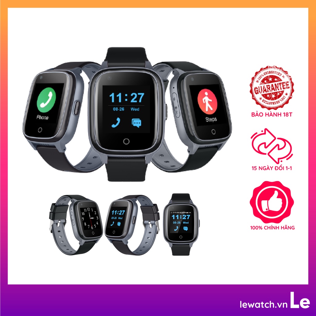 Đồng hồ thông minh trẻ em Wonlex KT17S lắp sim nghe gọi định vị chống nước