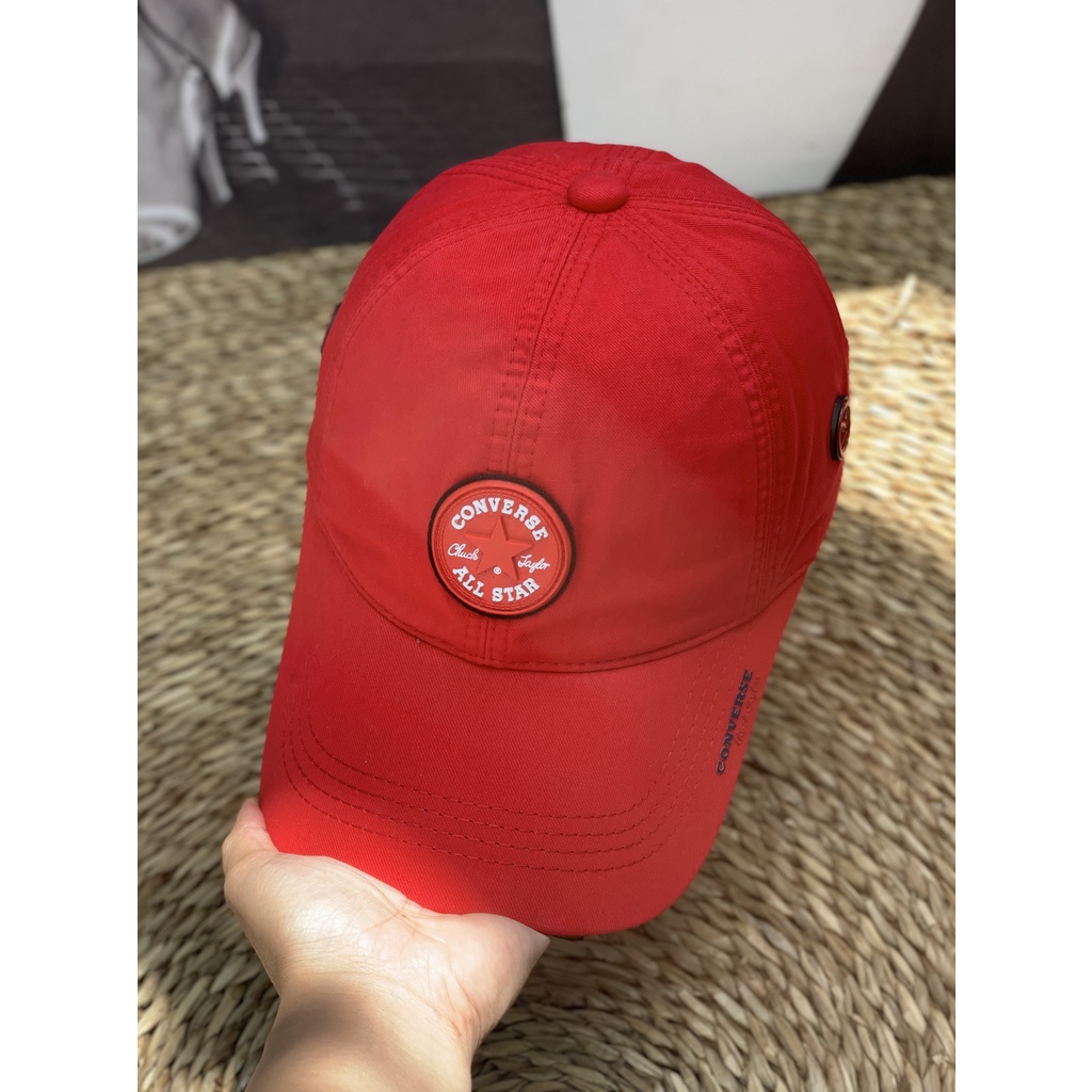 Nón kết CONVERSE logo tròn cao su N1162 phù hợp cho Nam và Nữ