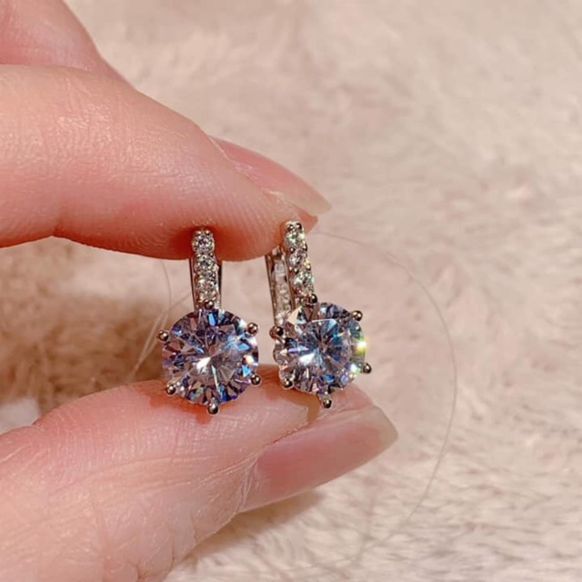 Khuyên tai bạc 925 hãng Sunlight hàng nội địa Nga