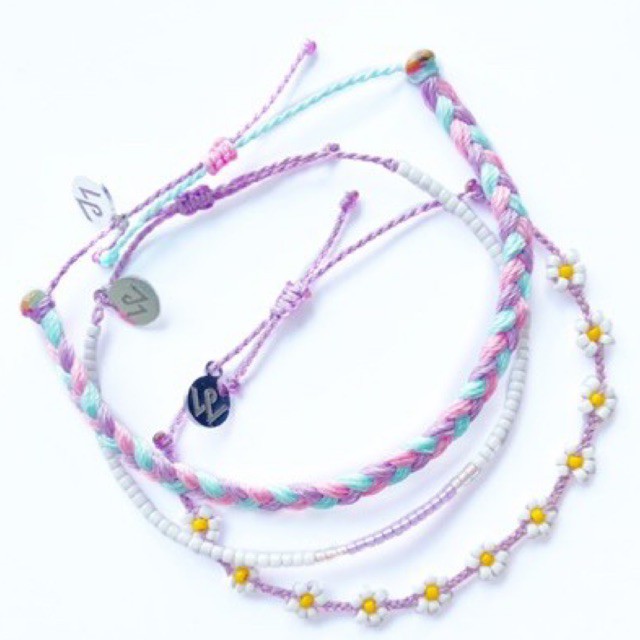 [Whiteline]  Set Vòng tay Lavender Daisy (có size Chân)