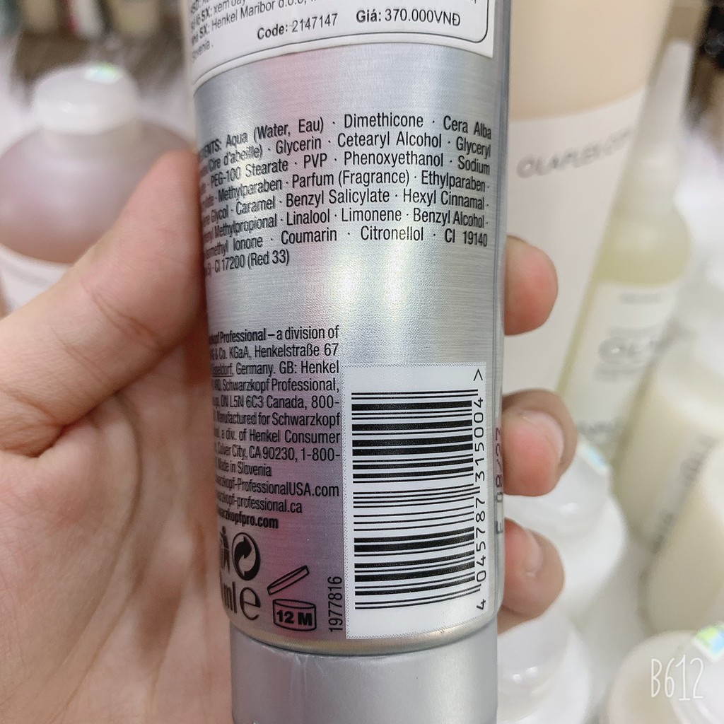 Kem tạo lọn sóng xoăn giữ nếp tóc Schwarzkopf Osis+ 2 Curl Honey Cream 150ml