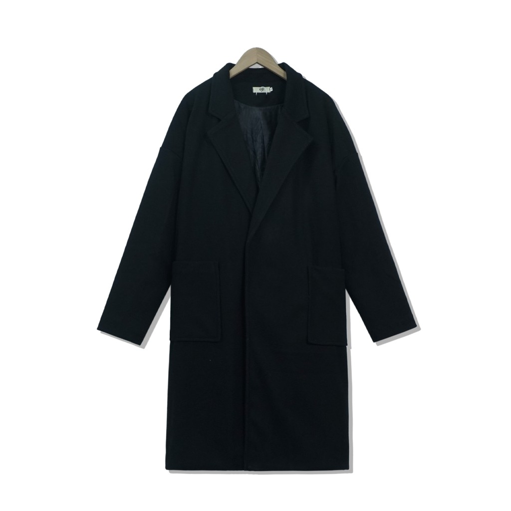 Áo khoác dạ nam áo măng tô dáng dài Phong cách Hàn Quốc- AKD02
