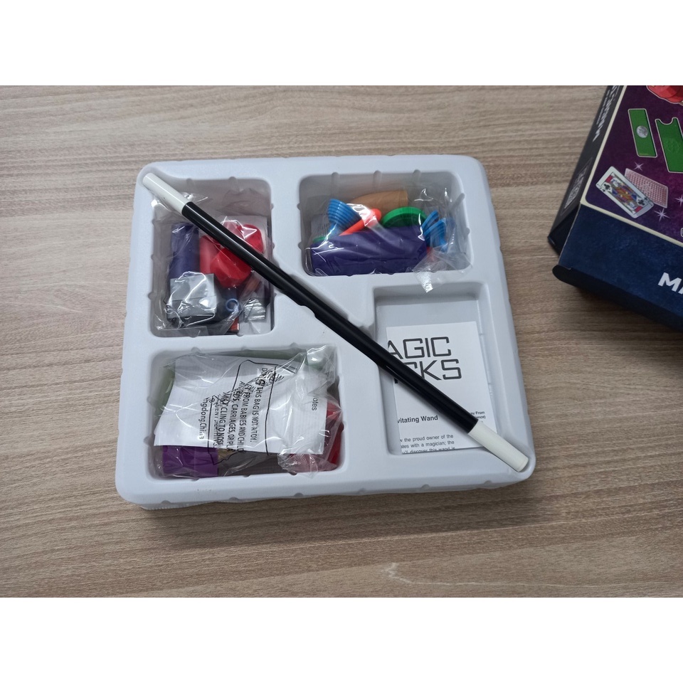 Combo Đồ Chơi Đạo Cụ Ảo Thuật  Hơn 75 Trò Ảo Thuật, Đồ Chơi Giáo Dục, Quà Tặng Cho Bé Trai và Bé Gái, Đồ Chơi Nhập Khẩu