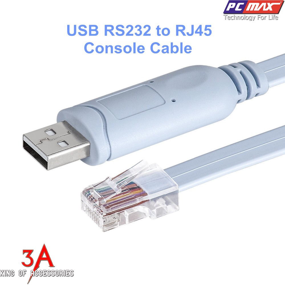 Cáp Lập Trình Cisco  RS232 (Com) USB to RJ45 cisco - Hàng Nhập Khẩu