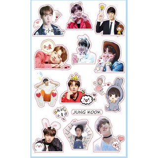 Tấm Sticker Dán Bts V Jungkook Army