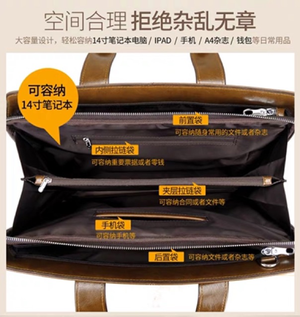 ❤Free Ship❤Cặp da Rhinos Life 8667.cặp da công sở.Túi xách công sở.cặp laptop.Túi xách da cao cấp.Hot Nhất 2020