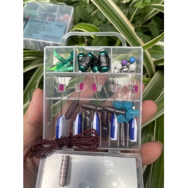 Hộp Set Trục Săn Hàng AoHu cao cấp, phụ kiện câu đơn, câu đài