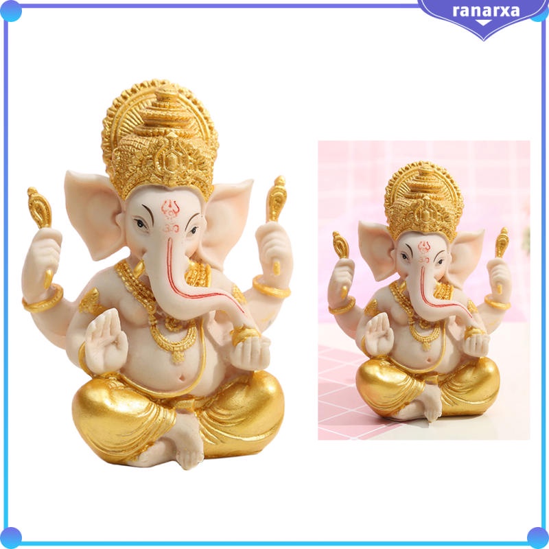 Mô hình tượng thần Ganesha mini dùng cho trang trí nội thất