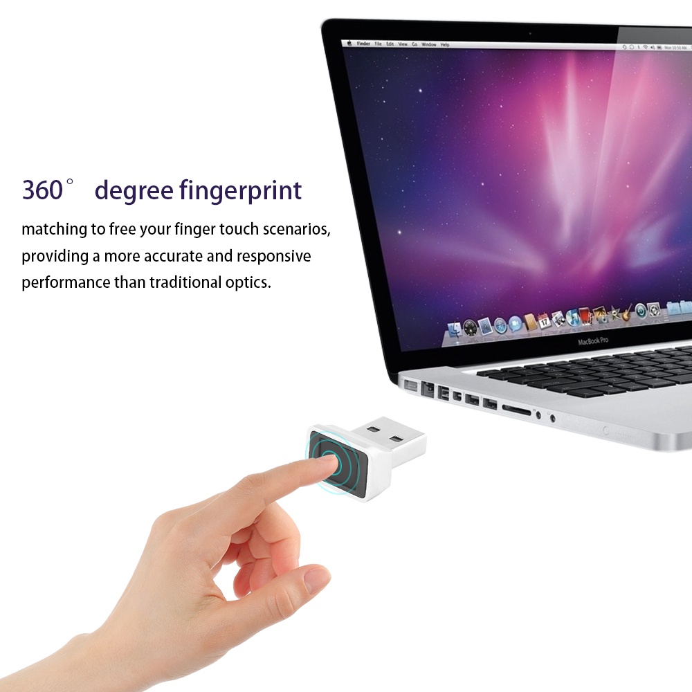 Mô Đun USB Cảm Biến Vân Tay Thông Minh Cho Hệ Điều Hành Windows 10 32/64 Bit